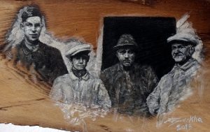 Edification de la scène et des décors du