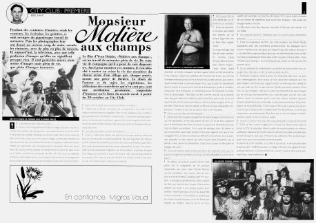 FUSION octobre 1989 Monsieur Moliere aux champs Orzens pages 6-7