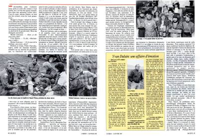 L-HEBDO 5 janvier 1989 Monsieur Moliere aux champs Orzens pages 44-45