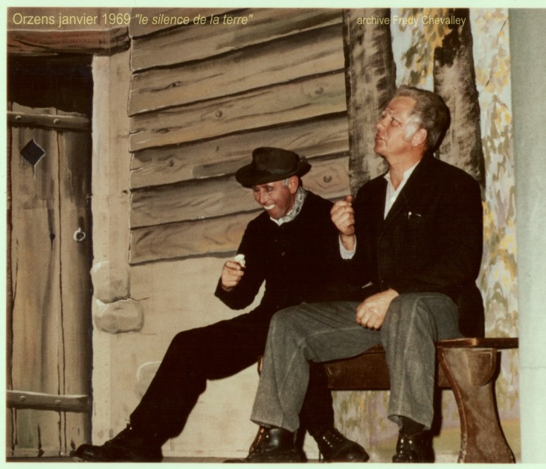 « Le silence de la terre » 1969. Auguste Gonin, Fredy Chevalley.