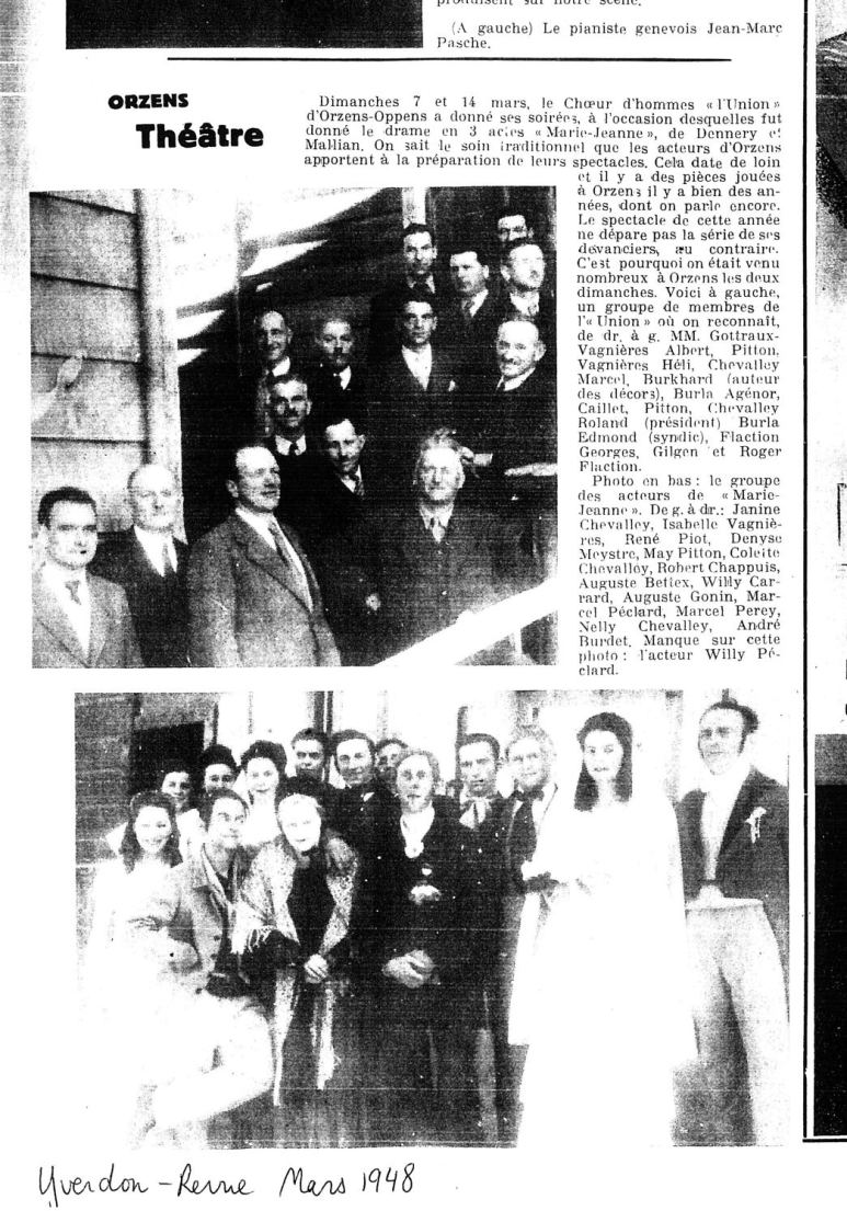 yverdon revue 1948 Marie-Jeanne Orzens