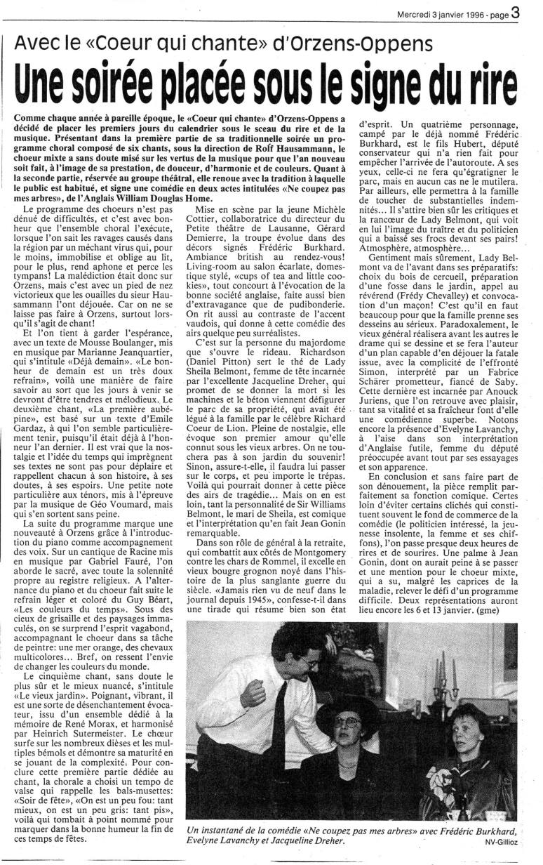 NV 3 janvier 1996 NE COUPEZ PAS MES ARBRES Orzens