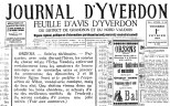 Journal d Yverdon 01-02-1924 ORZENS Sami et le greffier a l exposition de Milan