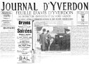 Journal d Yverdon 11-03-1933 ORZENS La corde cassee - Deux faeux lapins