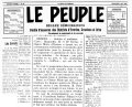 LE PEUPLE 03-03-1920 ORZENS Medecin malgre lui