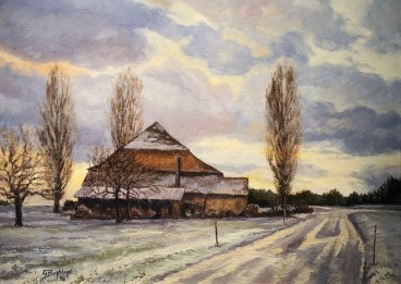 G-Burkhard LA-VERNES 1998 huile-sur-toile